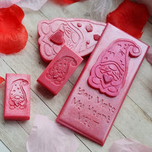 Load image into Gallery viewer, Valentines Day Gonk Wax Melt Shape Gnome Love Heart Valentine