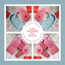 Load image into Gallery viewer, Valentines Day Gonk Wax Melt Shape Gnome Love Heart Valentine