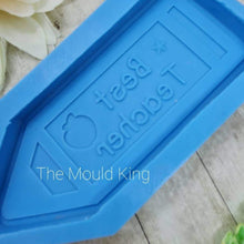 Load image into Gallery viewer, Best Teacher / Teaching Assistant Gift Crayon Shaped Wax Melt Snap Bar Mould