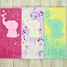 Load image into Gallery viewer, Elephant 'Be Kind' Wax Melt Snap Bar Mould