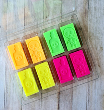 Load image into Gallery viewer, Halloween Skellington Wax Melt Home Bargains Sample Box Mould
