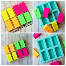 Load image into Gallery viewer, Halloween Skellington Wax Melt Home Bargains Sample Box Mould