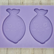 Load image into Gallery viewer, Happy Lemon 1 or 2 cavity Wax Melt Silicone Mould
