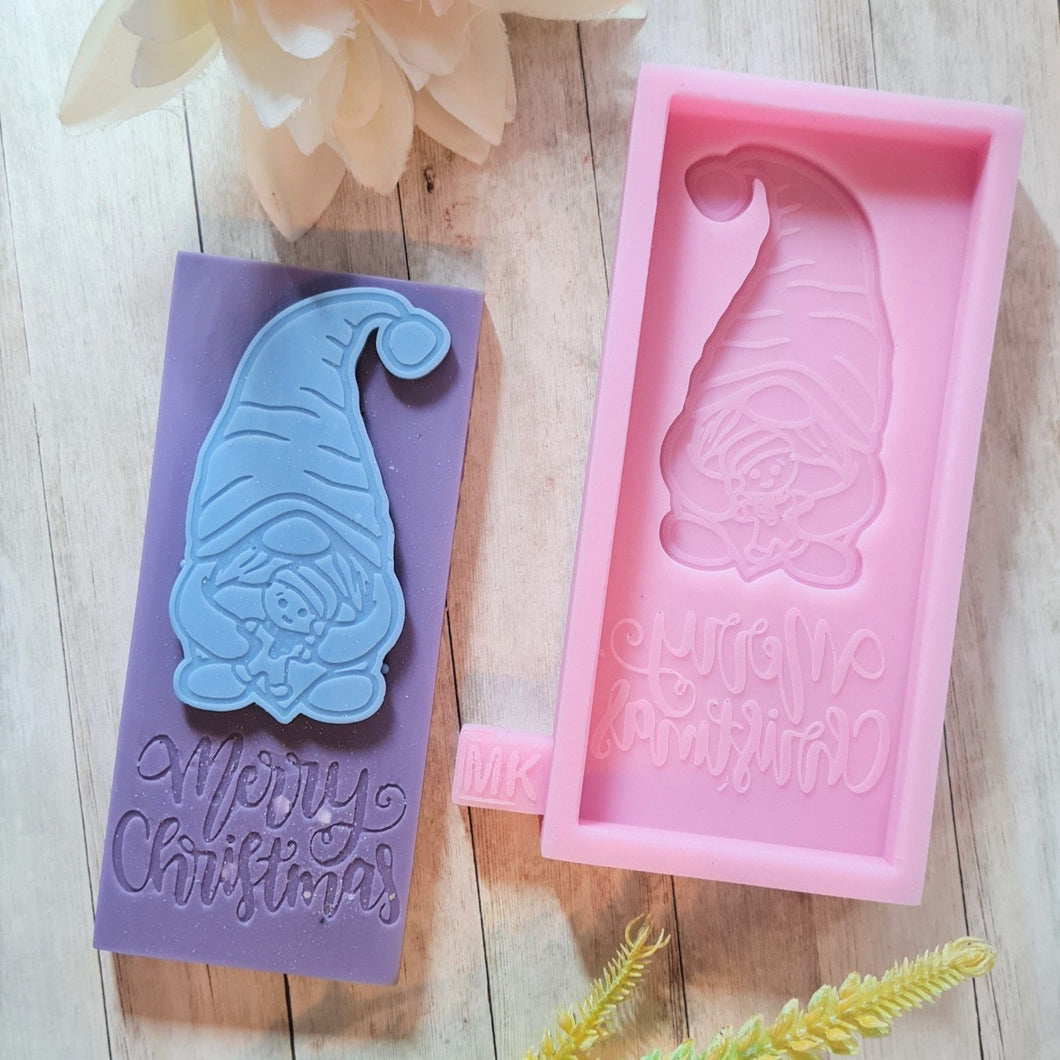 Merry Christmas Gonk Wax Melt Snap Bar Mould Mold Melts Gnome