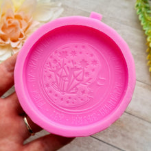 Load image into Gallery viewer, Crystal Moon Wax Melt Pendulum Board Style Silicone Mould
