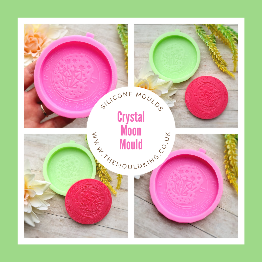 Crystal Moon Wax Melt Pendulum Board Style Silicone Mould