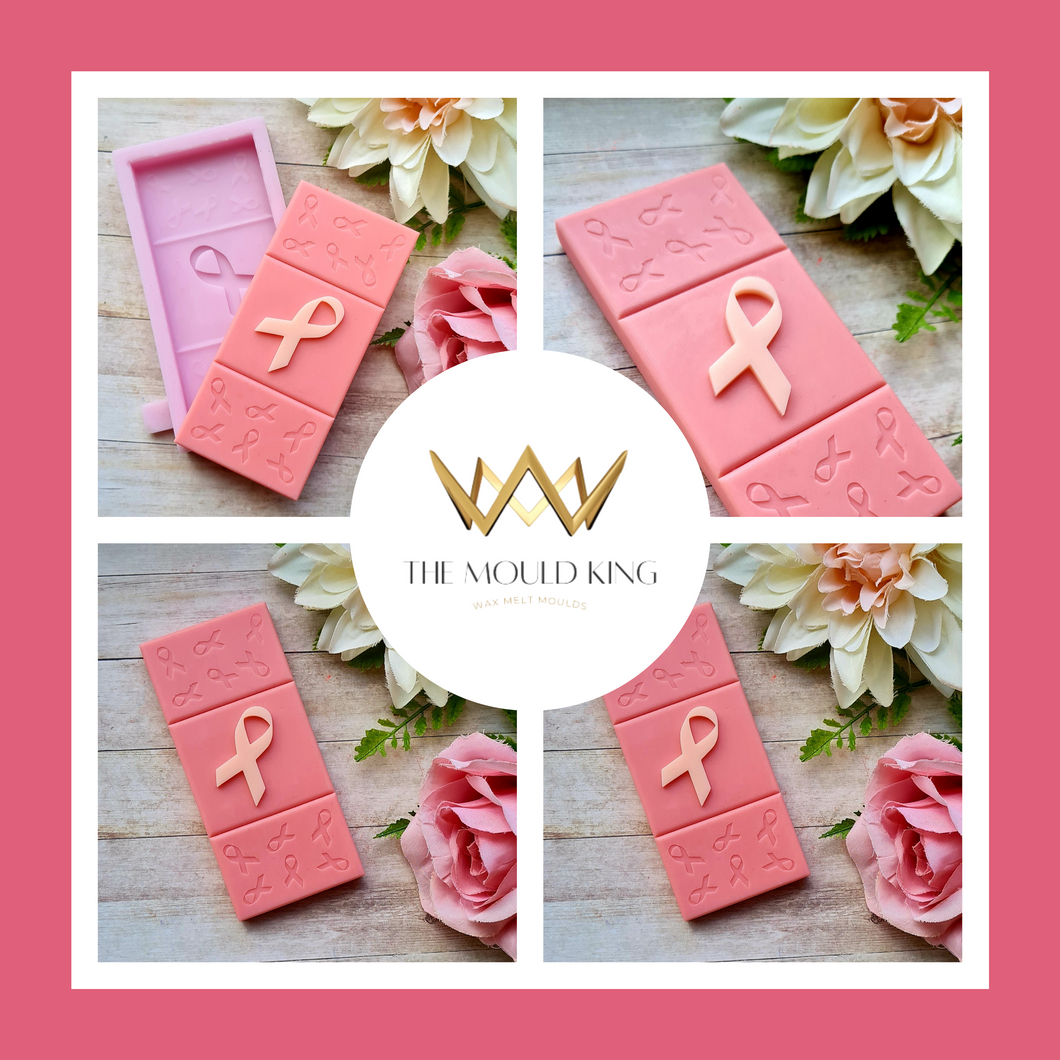 Breast Cancer Awareness Wax Melt Silicone Mould