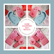 Load image into Gallery viewer, Valentines Day Gonk Wax Melt Shape Gnome Love Heart Valentine
