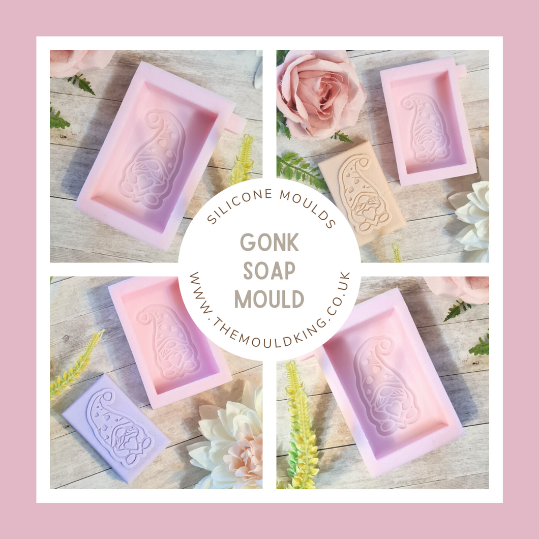 Valentines Day Gonk Gnome Silicone Soap Mould