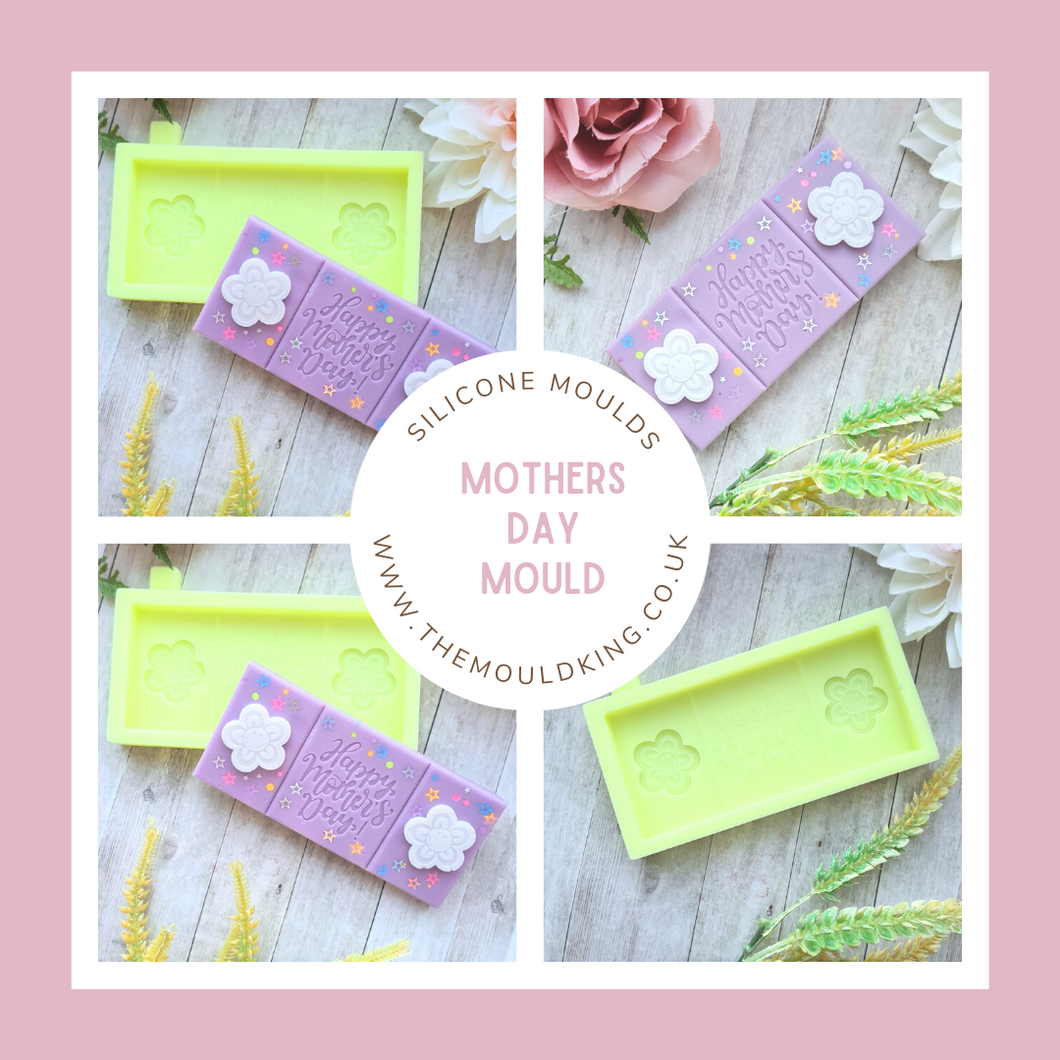 Flowers Mothers Day Wax Melt Silicone Mould