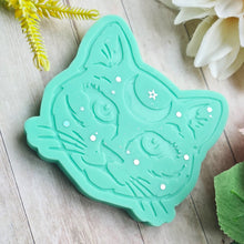 Load image into Gallery viewer, Moon Celestial Cat Wax Melt Mould
