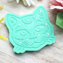 Load image into Gallery viewer, Moon Celestial Cat Wax Melt Mould
