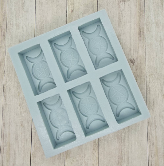 Triple Moon Goddess Wax Melt Sample Box Mould