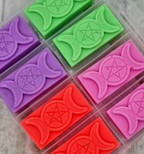 Load image into Gallery viewer, Triple Moon Goddess Wax Melt Sample Box Mould
