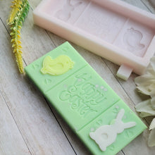 Load image into Gallery viewer, Happy Easter Wax Melt Snap Bar Mould Mold Melts
