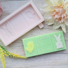 Load image into Gallery viewer, Happy Easter Wax Melt Snap Bar Mould Mold Melts
