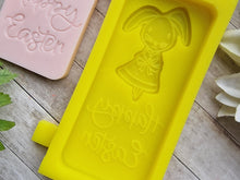 Load image into Gallery viewer, Happy Easter Wax Melt Bunny Rabbit Snap Bar Mould Mold Melts
