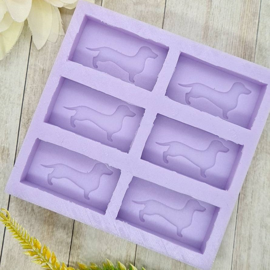 Dachshund Wax Melt Sample Box Mould