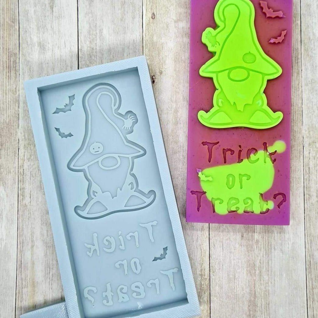 Halloween Trick Or Treat Gonk Wax Melt Snap Bar Mould