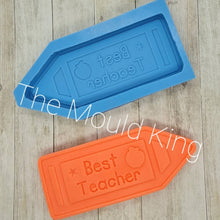 Load image into Gallery viewer, Best Teacher / Teaching Assistant Gift Crayon Shaped Wax Melt Snap Bar Mould
