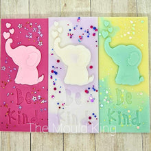 Load image into Gallery viewer, Elephant &#39;Be Kind&#39; Wax Melt Snap Bar Mould
